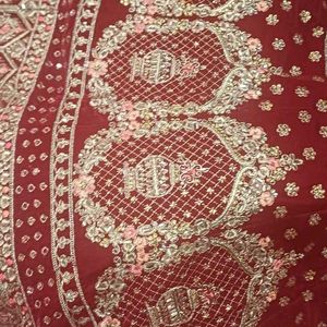 Velvet Bridal Lehenga Very Brand New