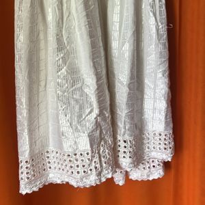 White Cottagecore Dress