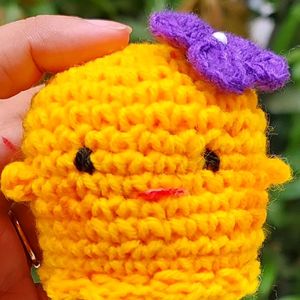 Crochet Yellow Ghost