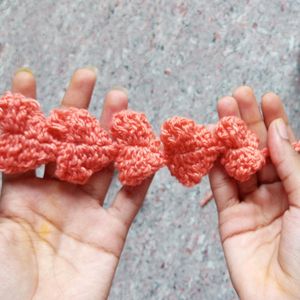 Crochet Heart Headband