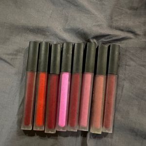 Combo Of 8 Huda Beauty Matte Lipstick