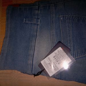 Denim Jeans For Women In Sky-blue Colour