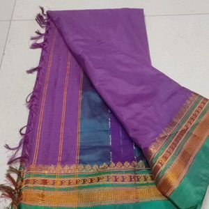 New🌟 Handloom Soft Silk Saree With Border