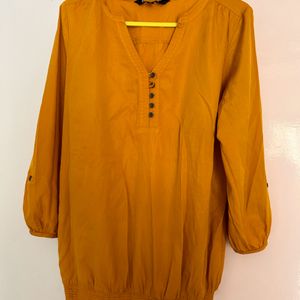 mustard Yellow top