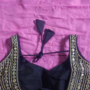 Designer Mirror Work Blouse