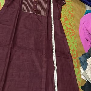 Maroon Kurti