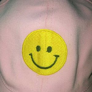 Smiley Baby Pink Cap