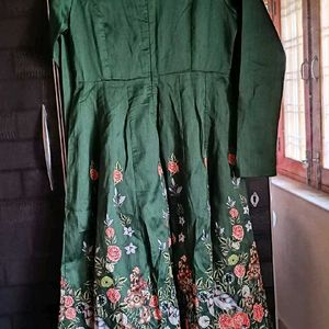 Sassafras Ethnic Green Gown