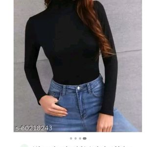 Women Casual High Neck Type Top In 💗🥳