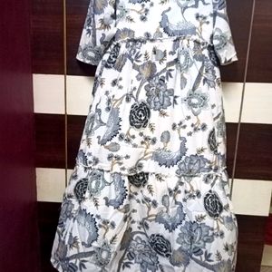 Beautiful Print Women Dress M size