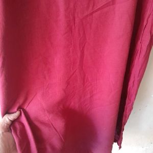 Women Red Casual Kurta