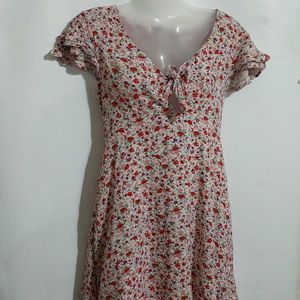 CUTE FLOWER PRINTED FROCK