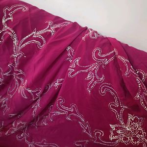 Handcrafted Kaamdani Work Silk Saree