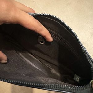 Black Baguette Bag