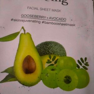 Gooseberry+Avacado Sheet Mask