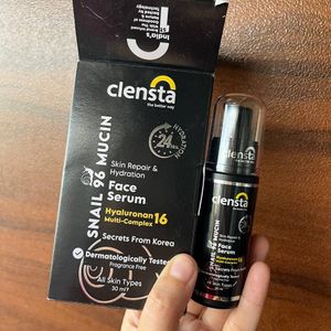 Clensta Snail 96 Mucin Skin Repair Face Serum with