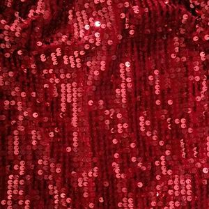 Cherry Red Sequin Dress 🍒