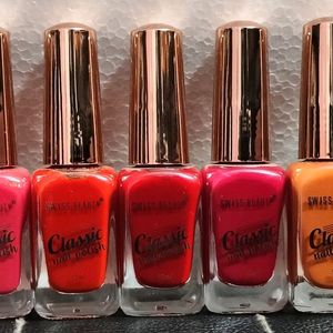 Set Of 7 Swiss Beauty Nail Paints !!