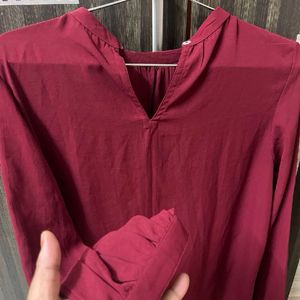 AND maroon Top (set Of 2)