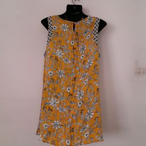 Mustard Casual Dress (Women's)