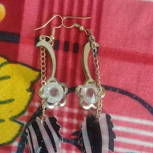 Earrings.. With Free Clay Miniature