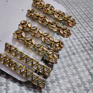 Kundan Hair Clips