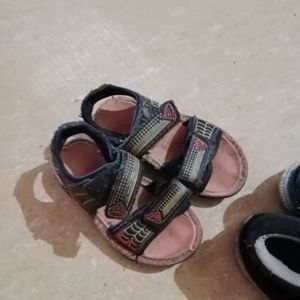 Combo Of Kids Shoes And Sandal.