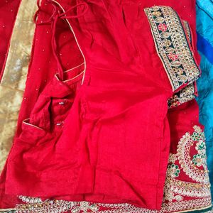 Fully New Red Heavy Designer Saree