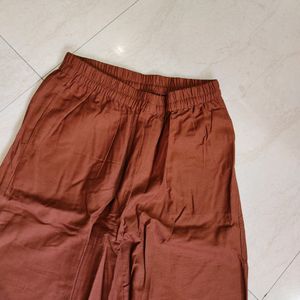 Brown Trousers With Pocket