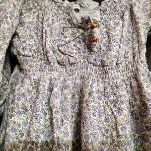 Lavender Floral Dress