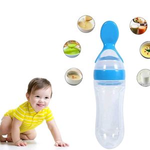 Easy Squeezy Silicone Food Feeder Spoon (Soft Tip)