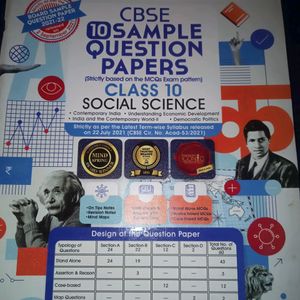 CBSE Class 10th Social Science Oswal Sample Paper.