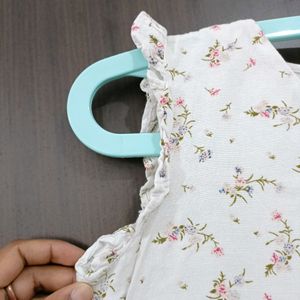 Floral Printed Cotton Top