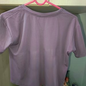 Printed Lavender Tshirt For Women