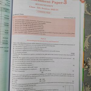 Oswaal CBSE Sample Paper Class 12th