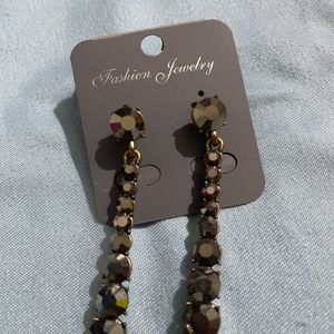 Black Shinny Earings