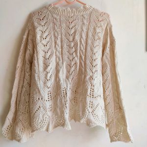 Boutique Knit Nude Sweater