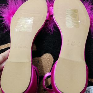 Imported Fur Flats