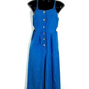 Blue Jumpsuit For Girl's