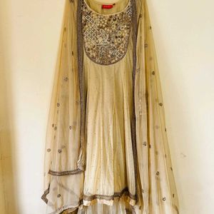 Beige Anarkali For Sarah!