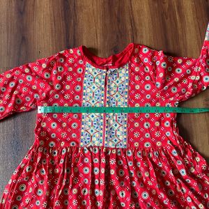 New branded Red kurti for 11-12yrs old