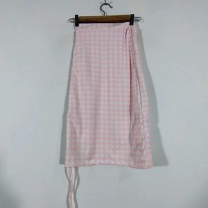 Pink And White Checks Co-ord (Women's)