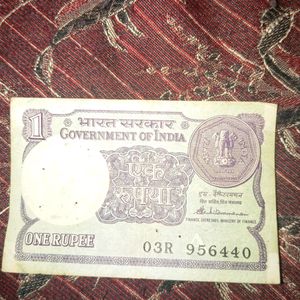 Very Rare One & Two Rupee A Series Notes