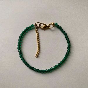 Dark Green Crystal Bracelet