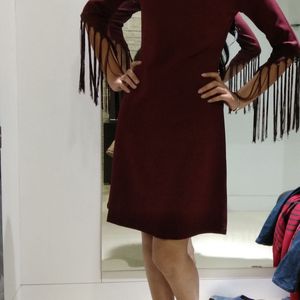 Deal Maroon Party wear dress