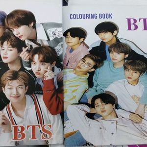 BTS Colouring Book