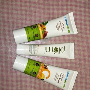 Mamaearth Vitamin C  & Utban Facewash