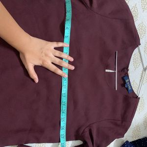 Dark Maroon Top