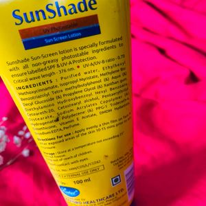 UV photo stable Sun Screen Lotion