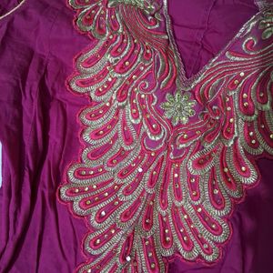 Pink Anarkali Dress